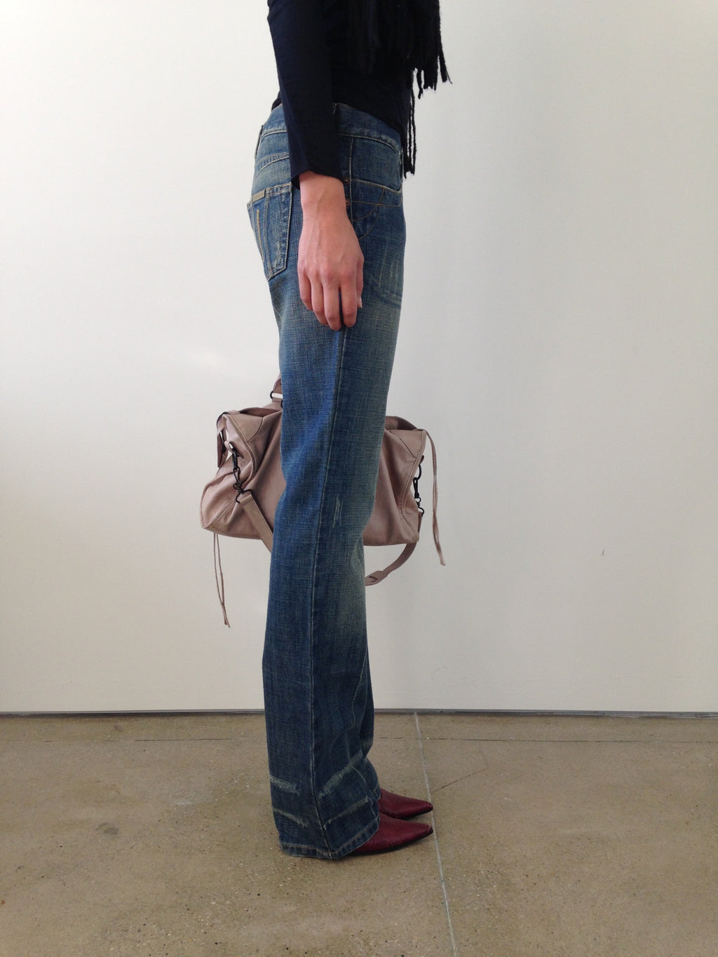 italian brand low rise jeans