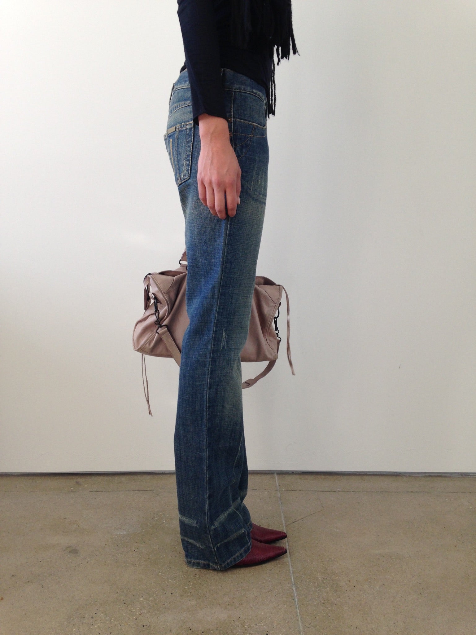 italian brand low rise jeans