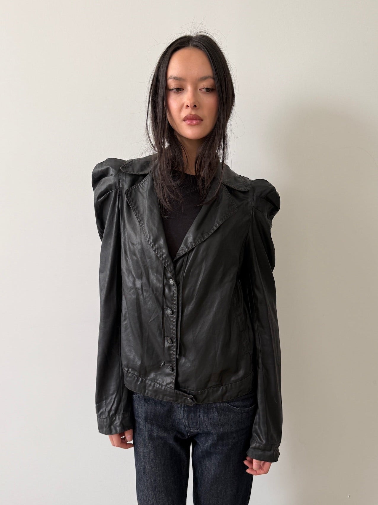 cop copine waxed jacket