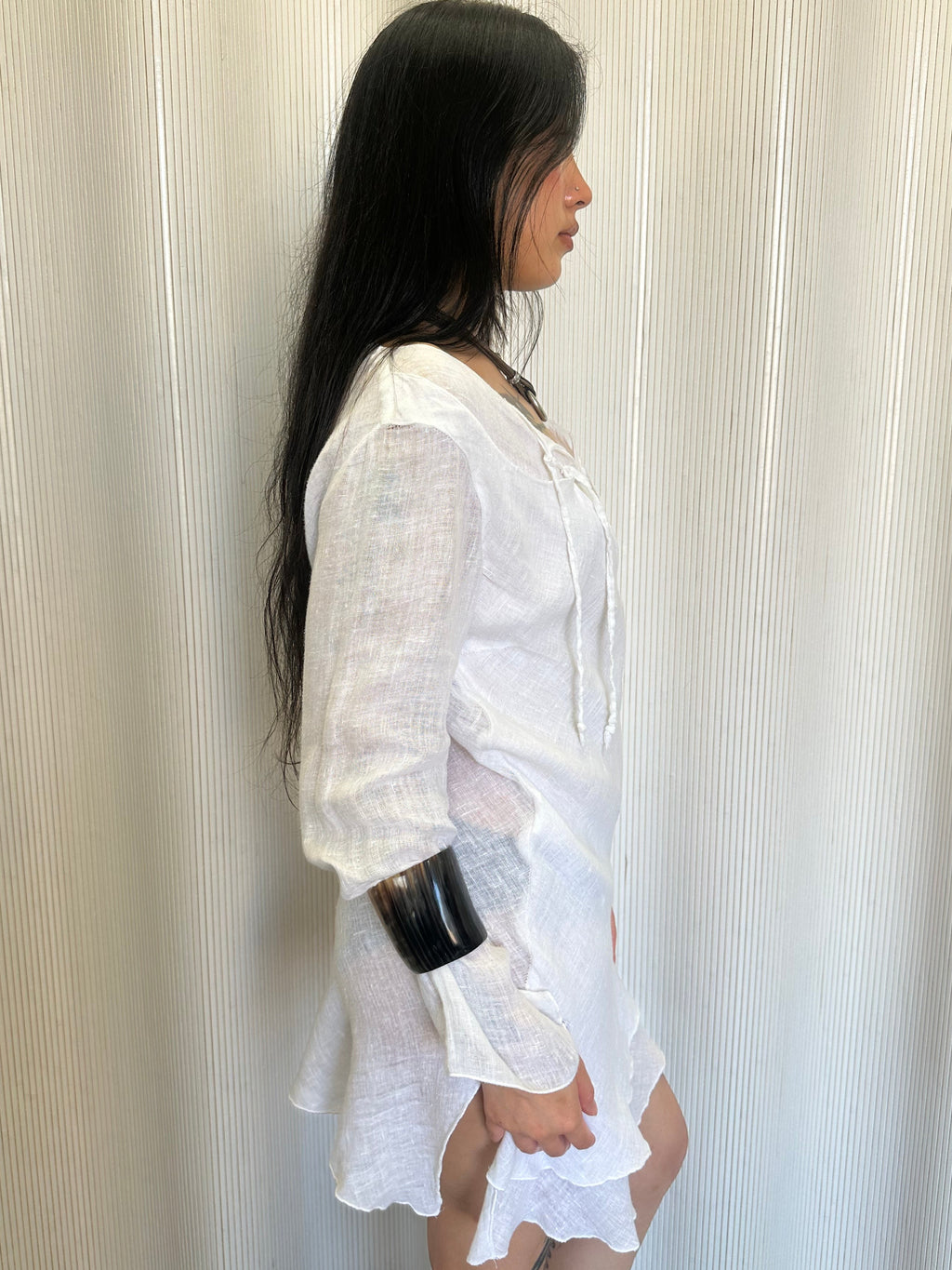 italian brand linen dress made in italy