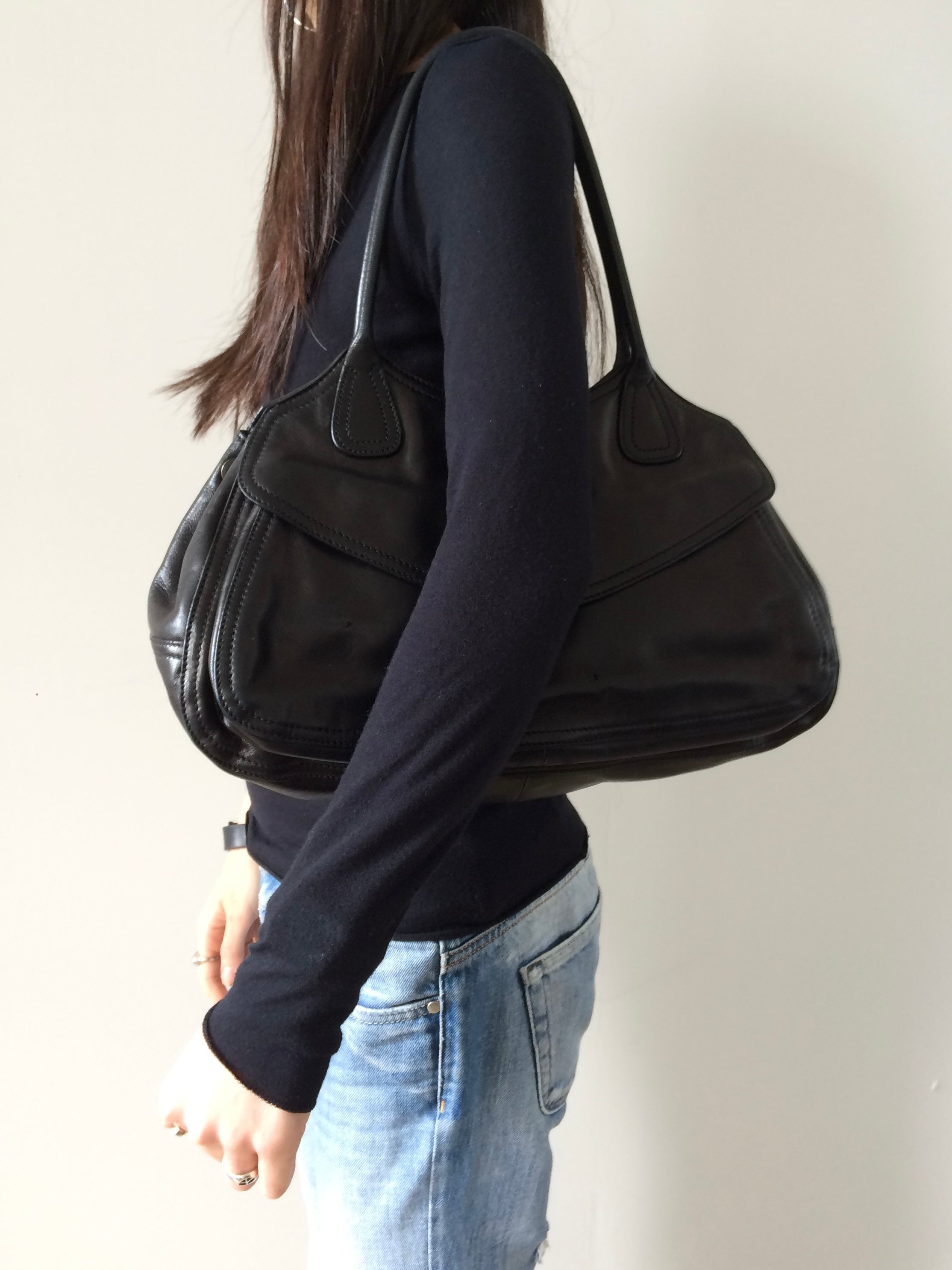 vintage prada pocket flap bag