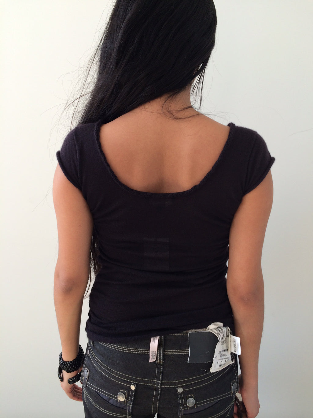 vintage Gucci by tom ford purple cashmere top