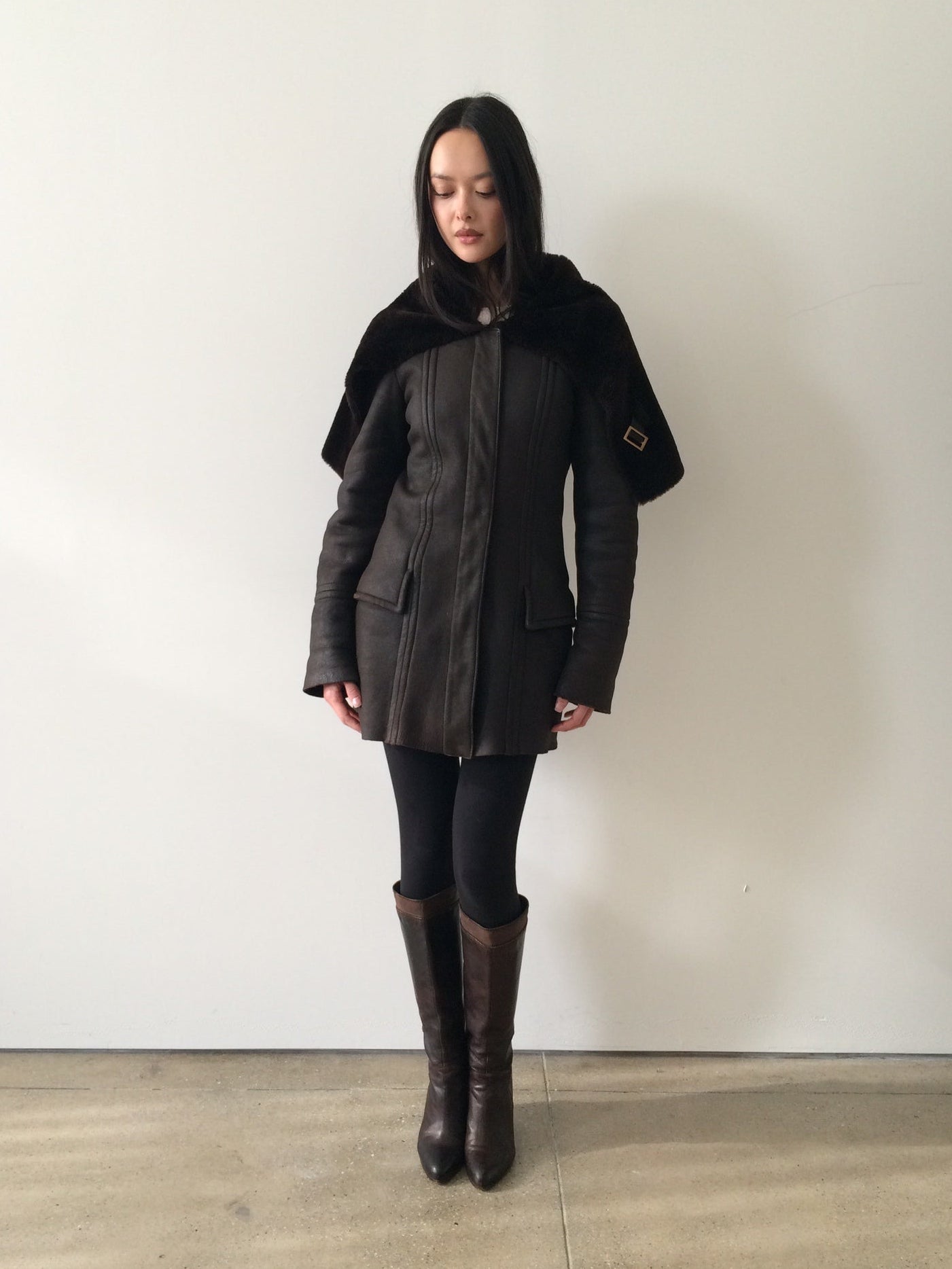 vintage gucci by tom ford fall/winter 2003 cape coat