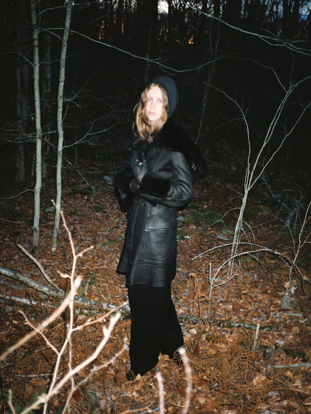 vintage gucci by tom ford era f/w 2003 shearling coat