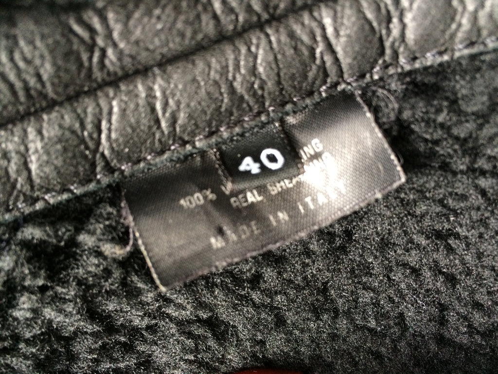 vintage gucci by tom ford era f/w 2003 shearling coat