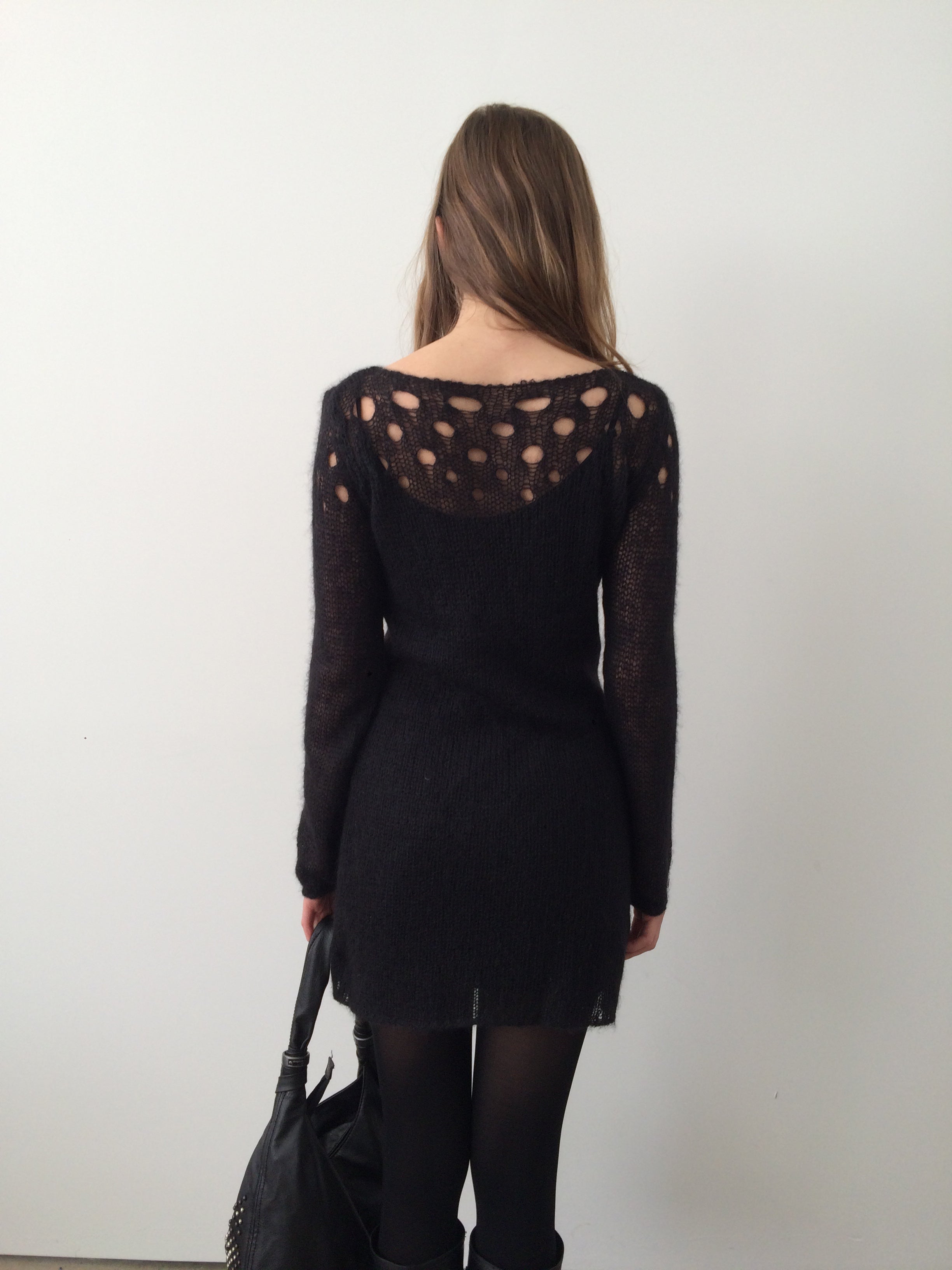 nolita cut hole sweater dress