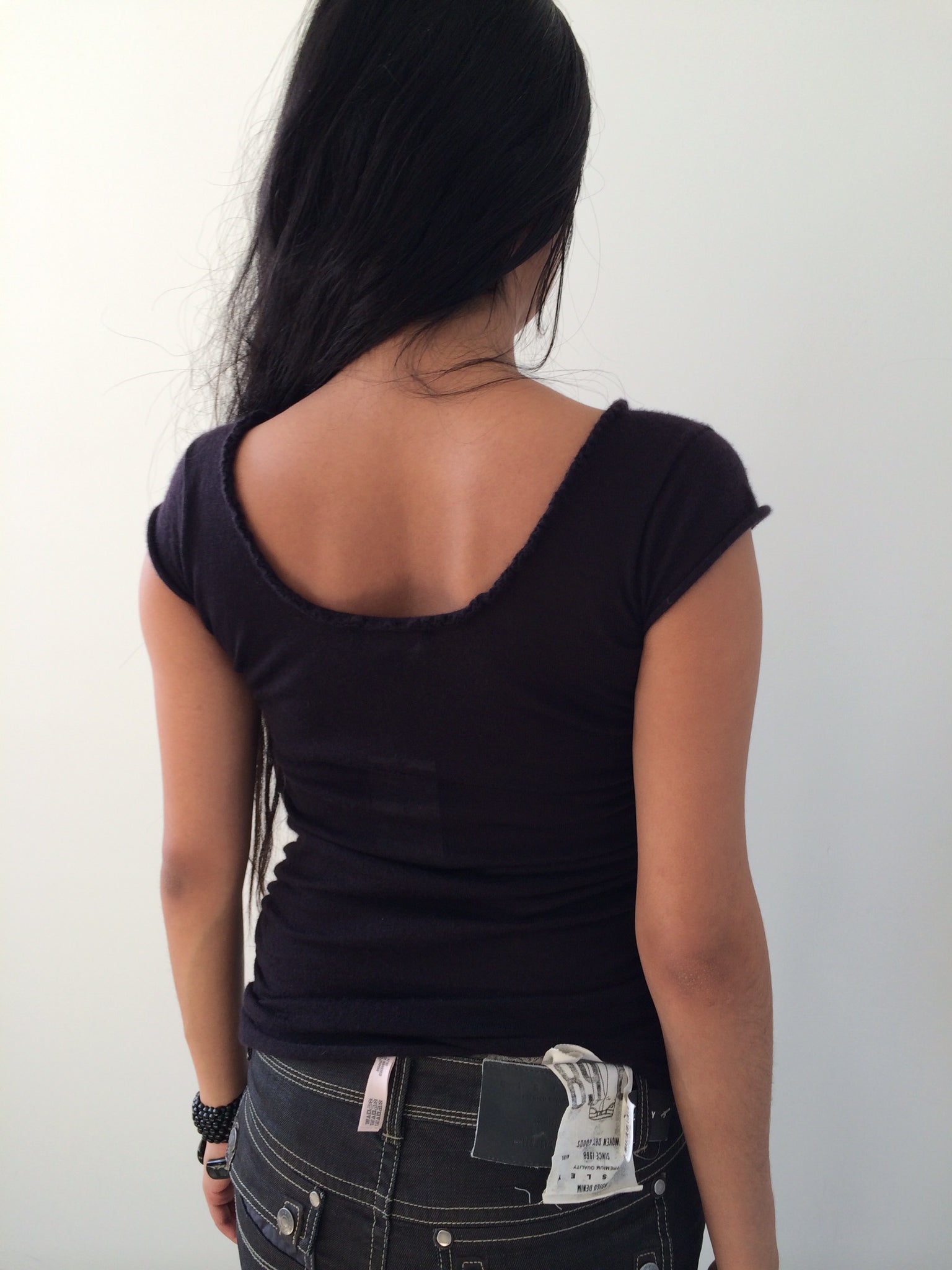 vintage Gucci by tom ford purple cashmere top