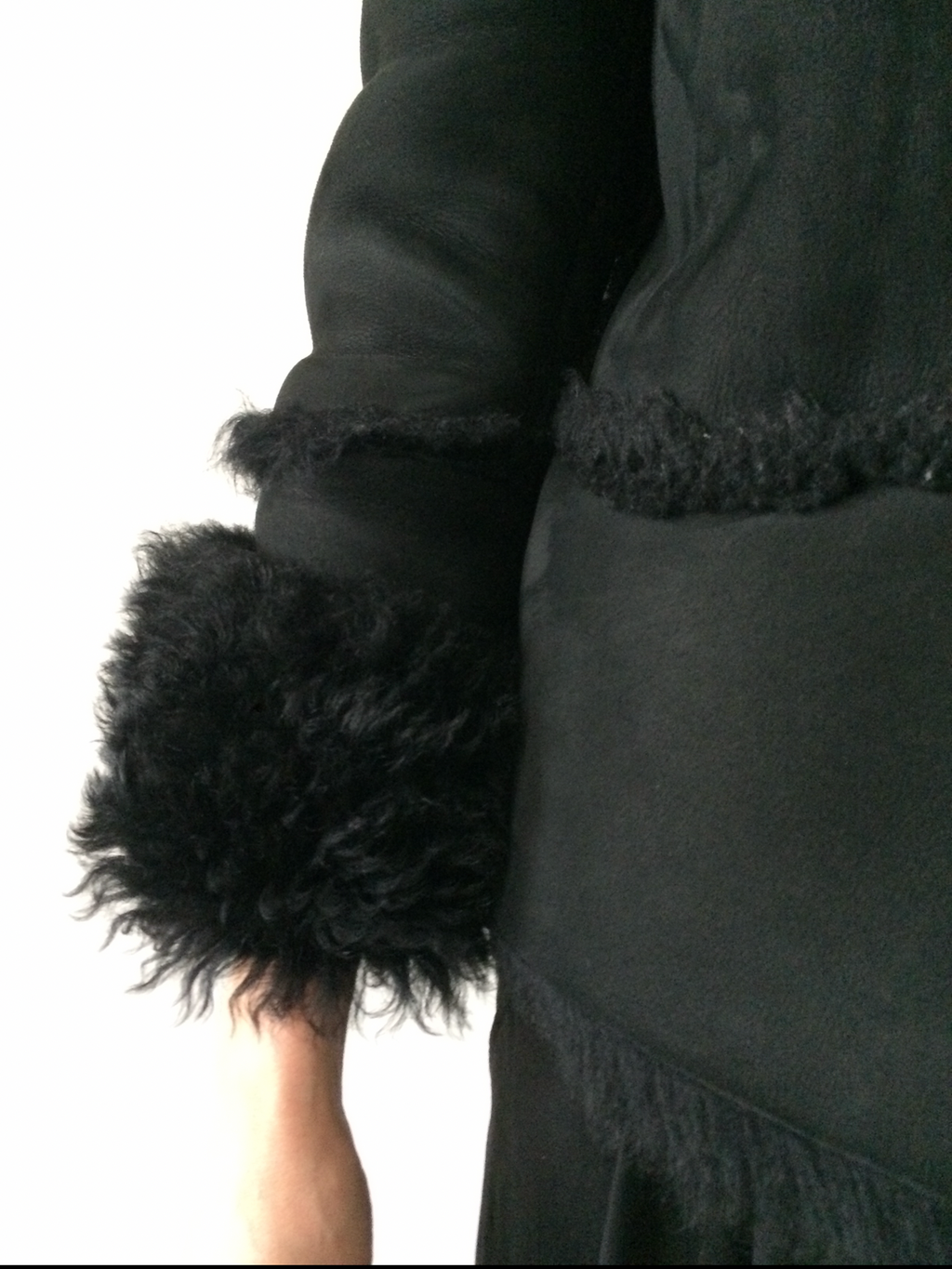 gucci by tom ford shearling coat size 38