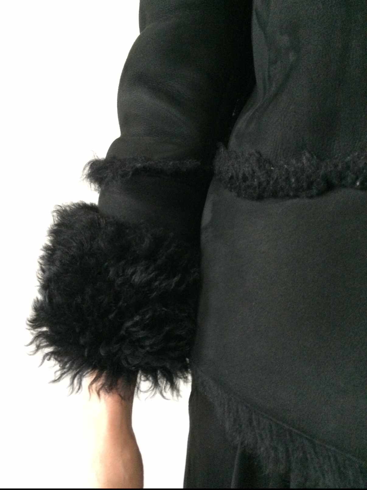 gucci by tom ford shearling coat size 38