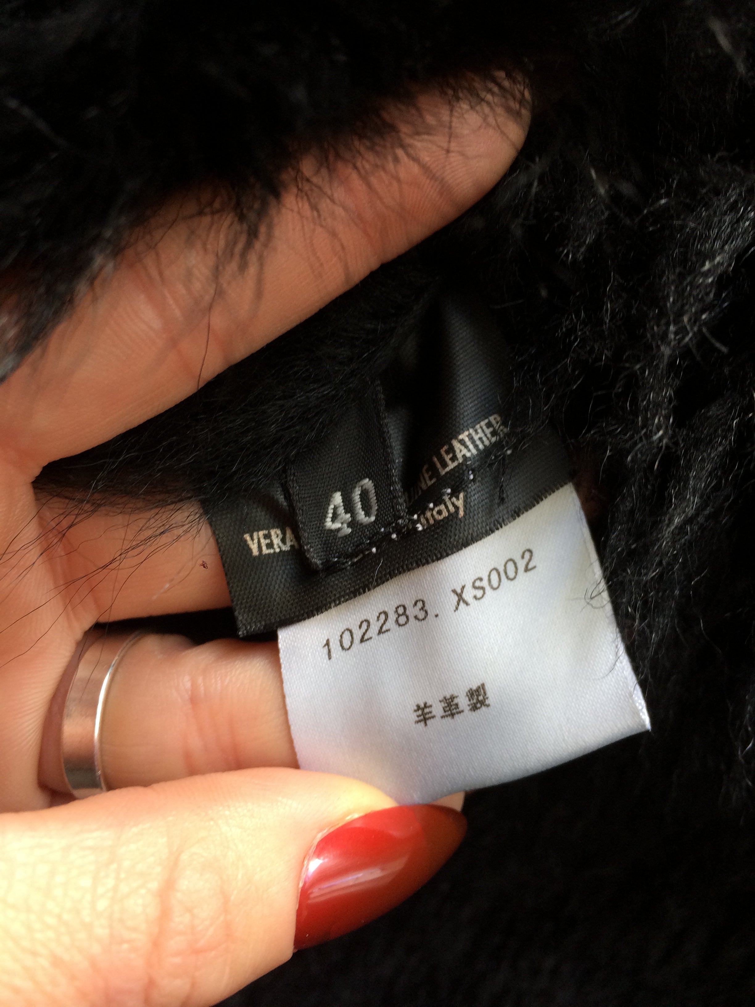 vintage gucci by tom ford era shearling coat