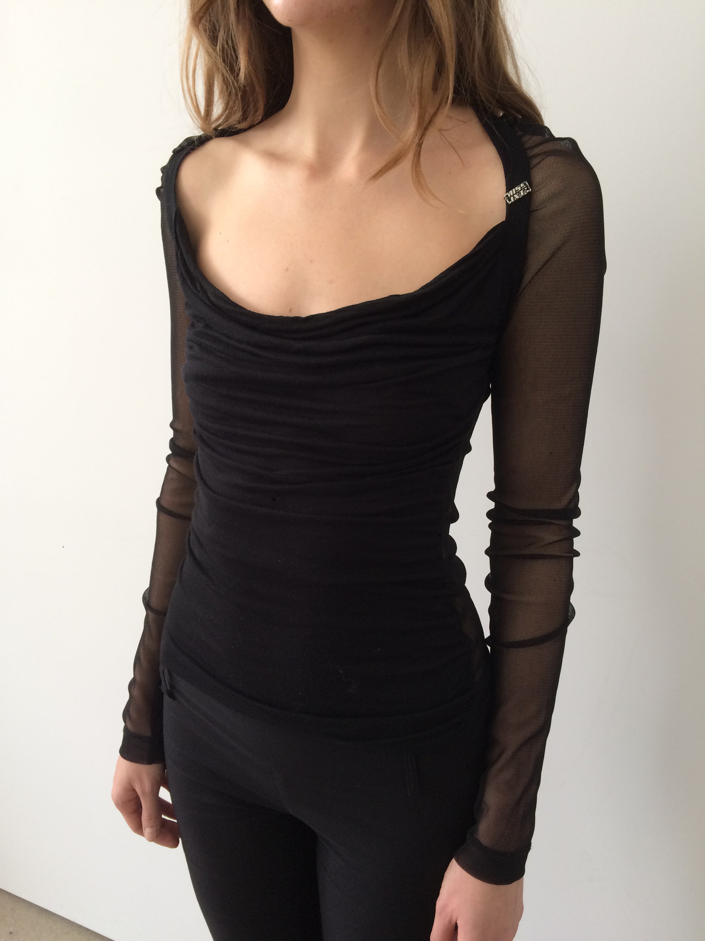 miss sixty mesh long sleeve