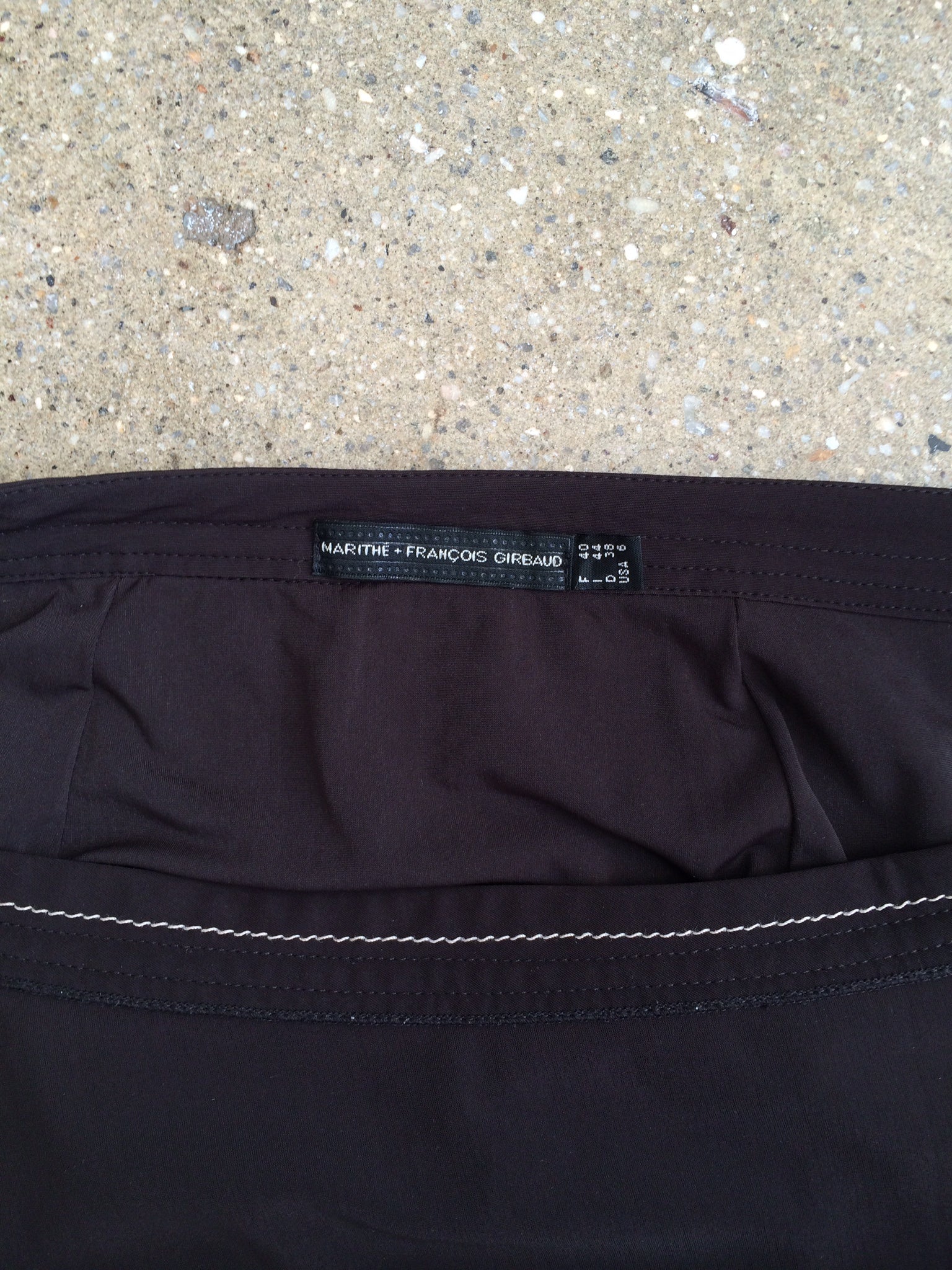 marithé + françois girbaud brown skirt