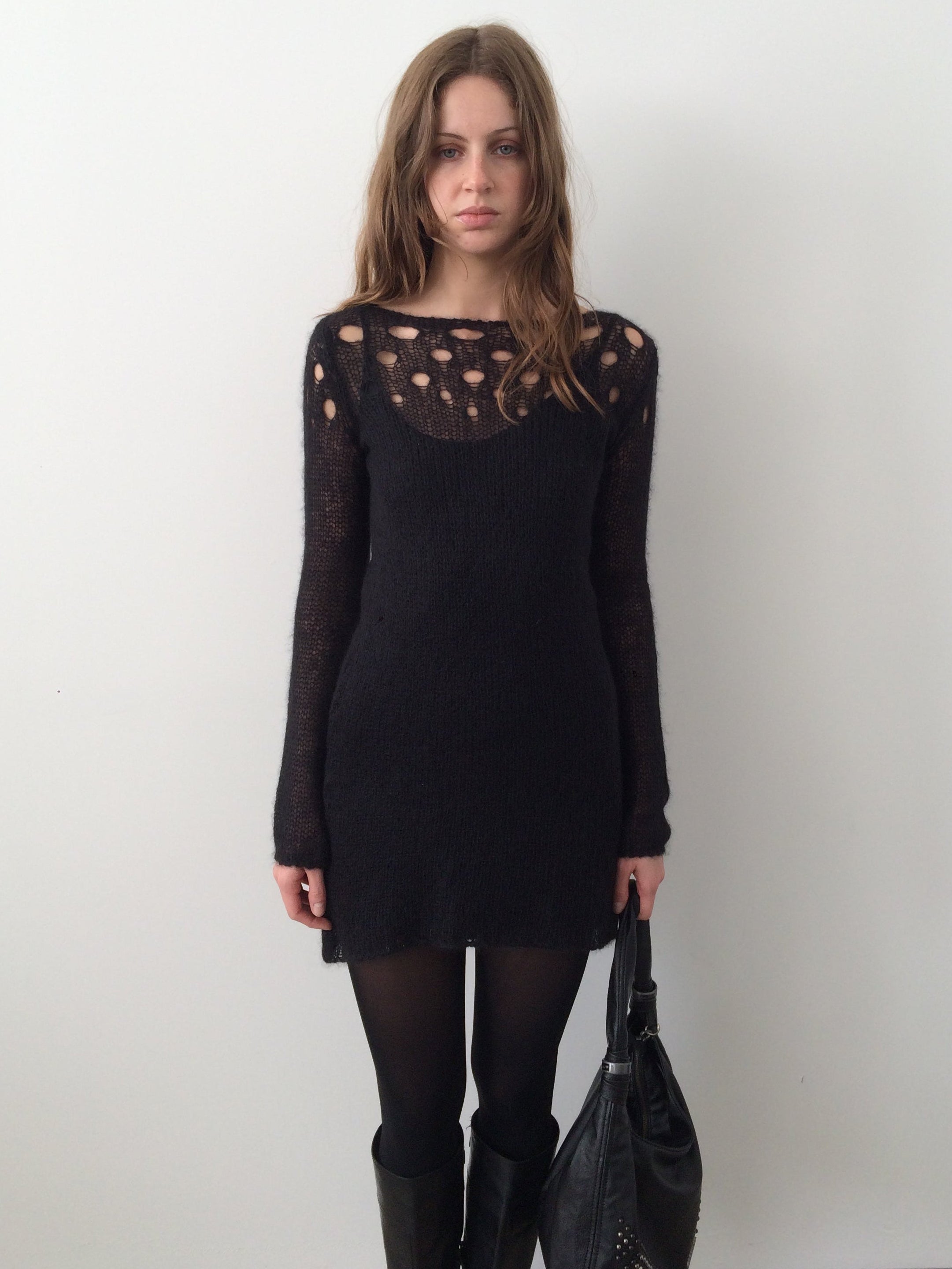 nolita cut hole sweater dress