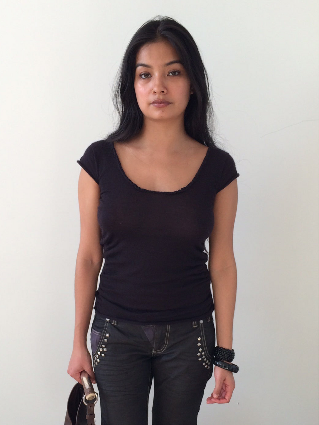 vintage Gucci by tom ford purple cashmere top