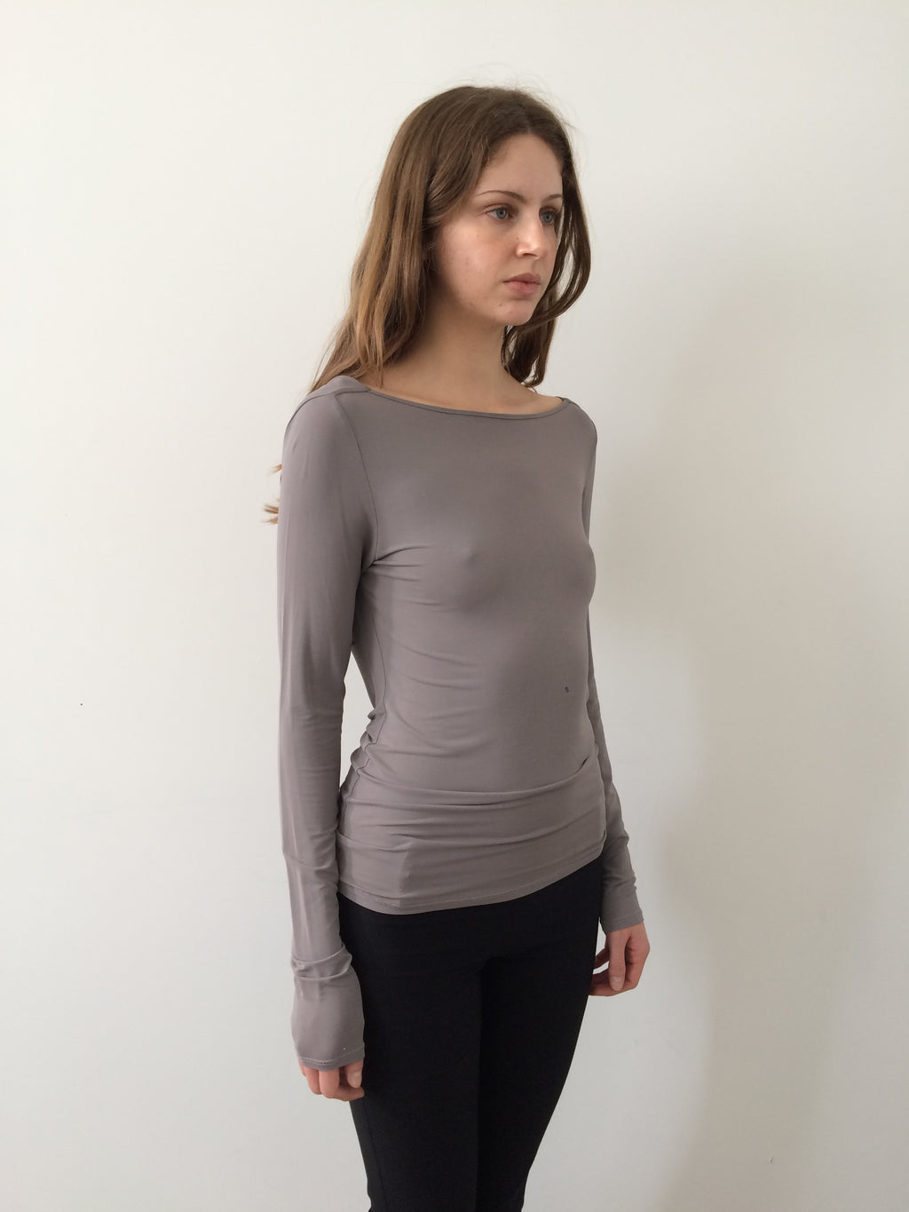 sarah pacini long sleeve top