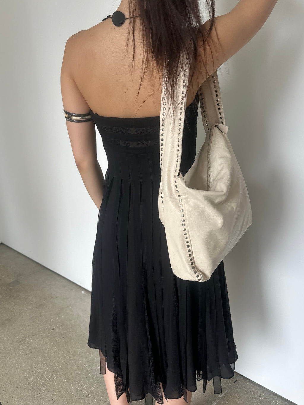 carmen marc valvo silk dress