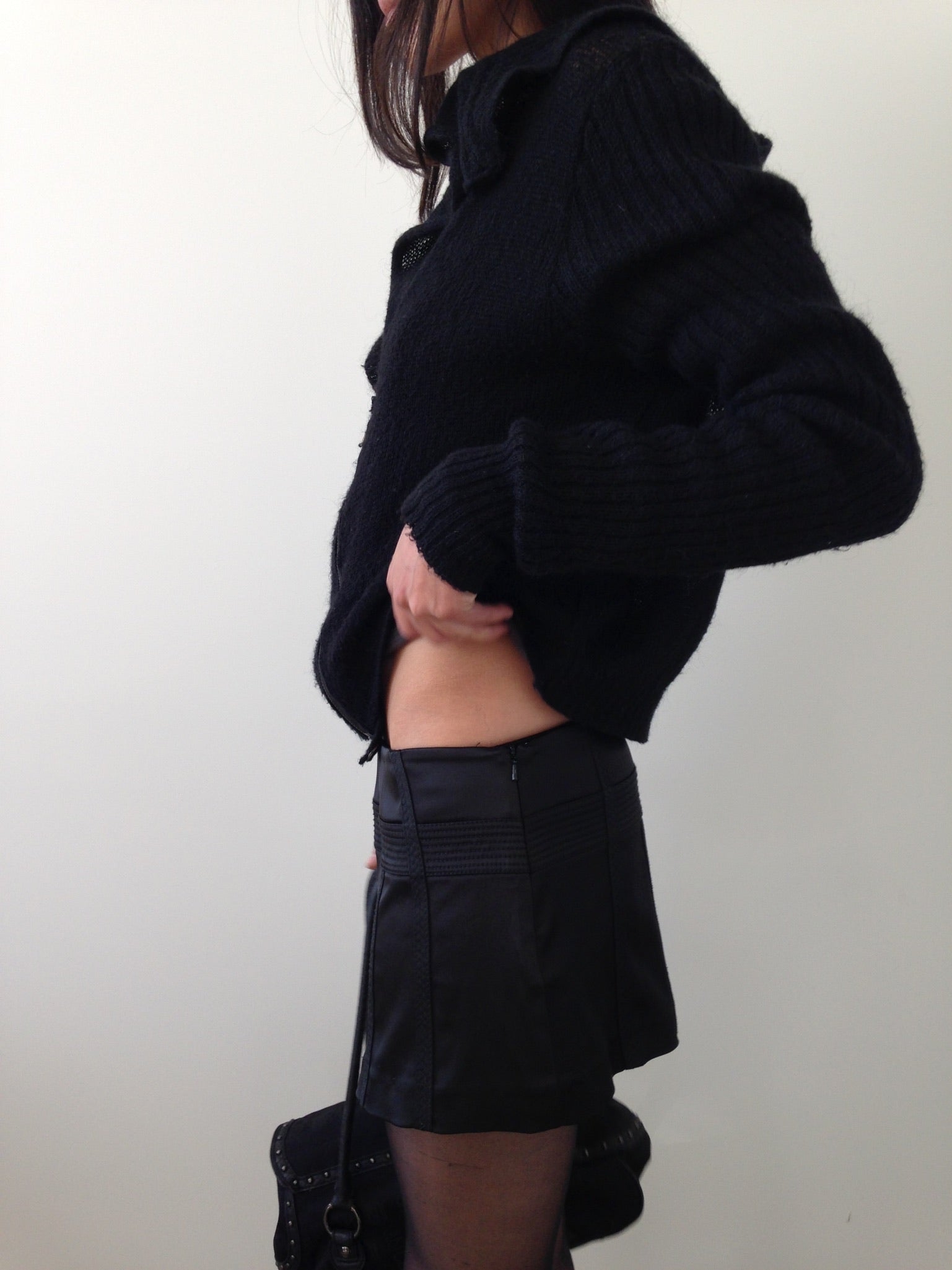 karen millen silk skirt