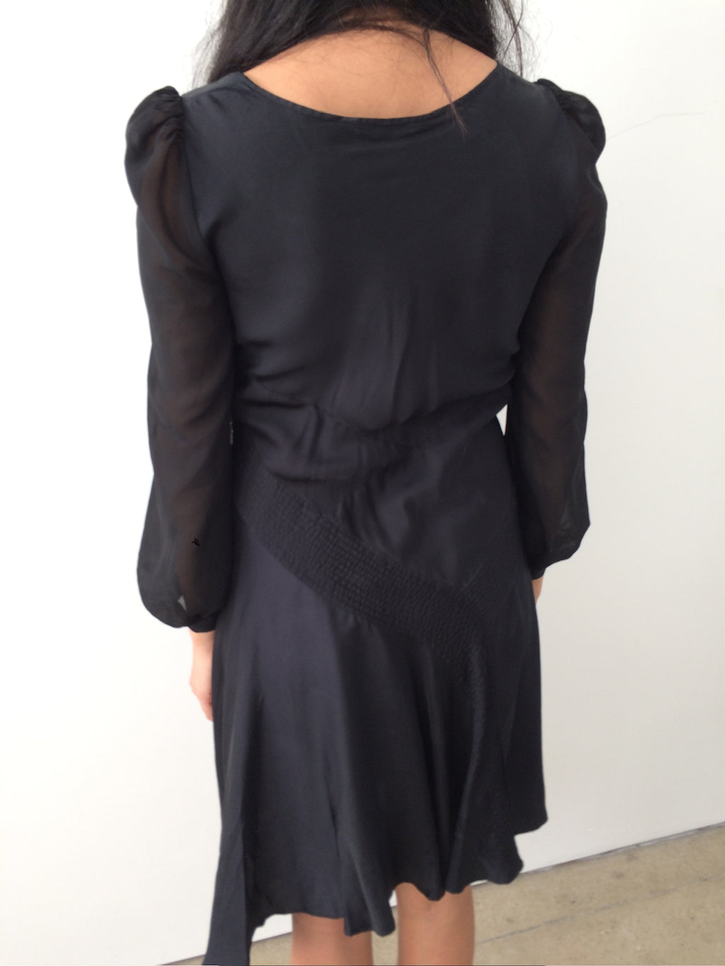 japanese brand panelled seam dress
