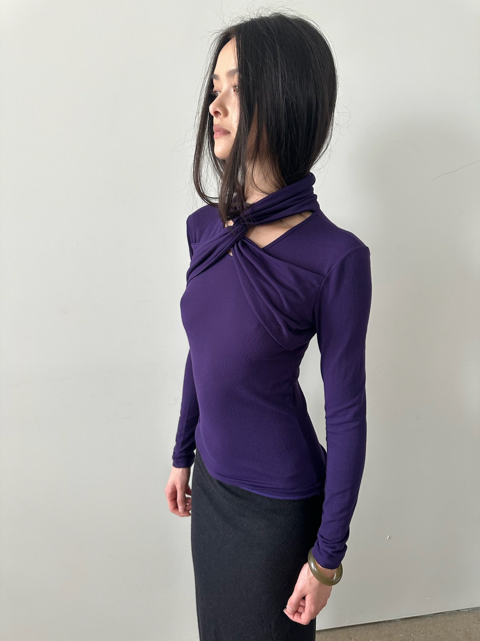 Patrizia Pepe purple long sleeve
