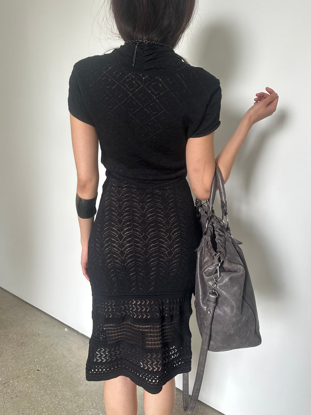 catherine malandrino knit stretch dress