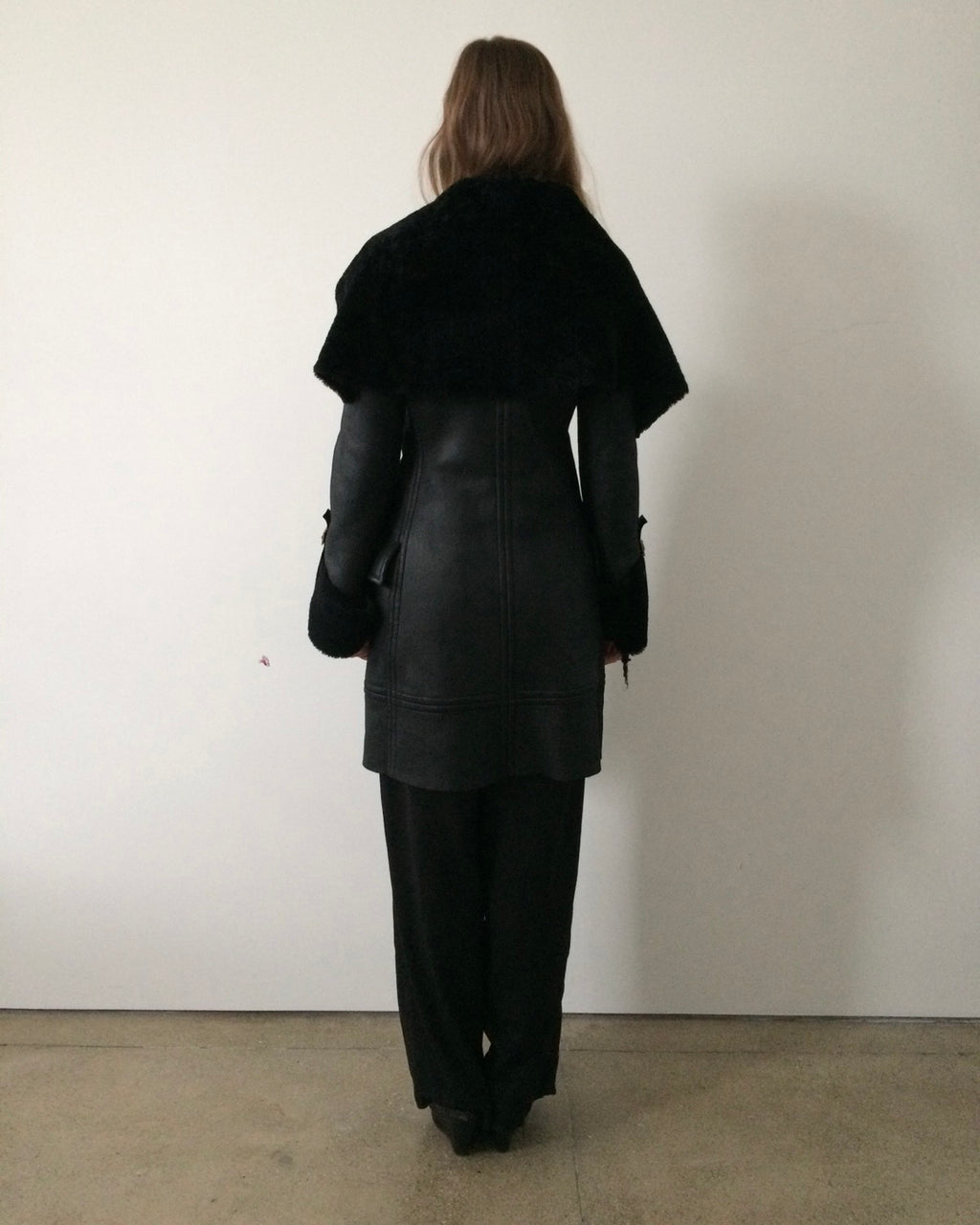 vintage gucci by tom ford era f/w 2003 shearling coat