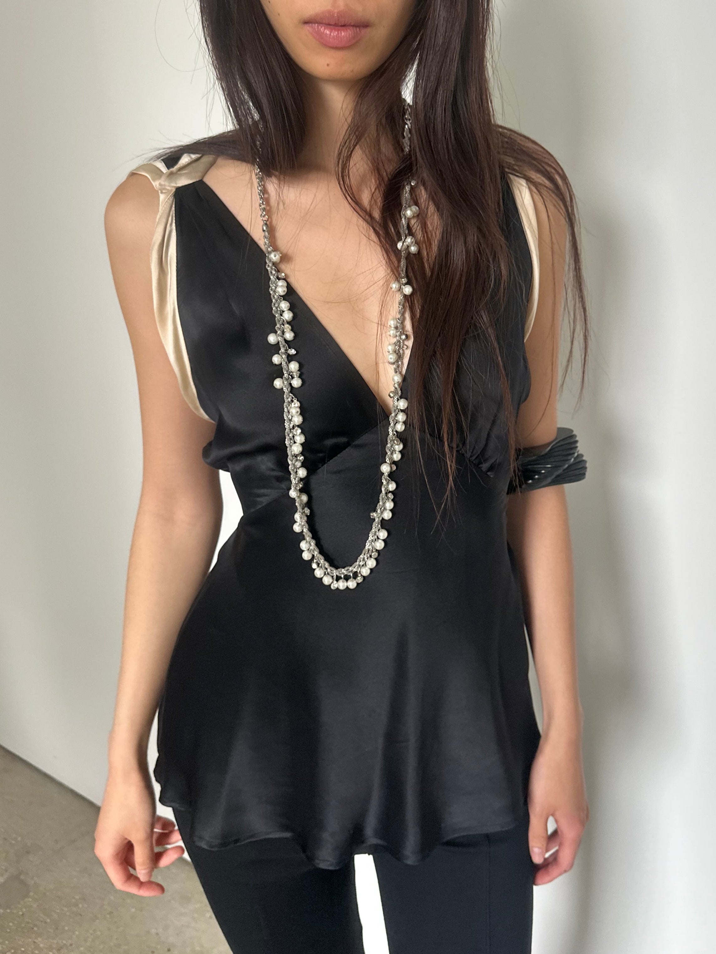 vintage silk blouse