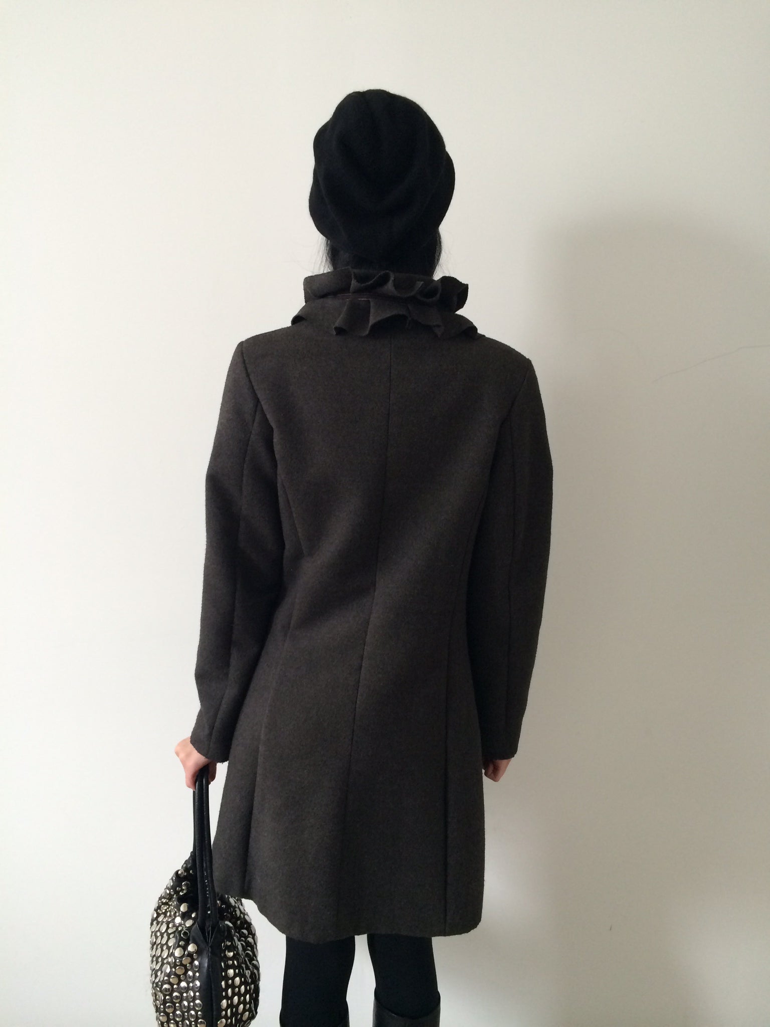 vintage wool coat size s/m