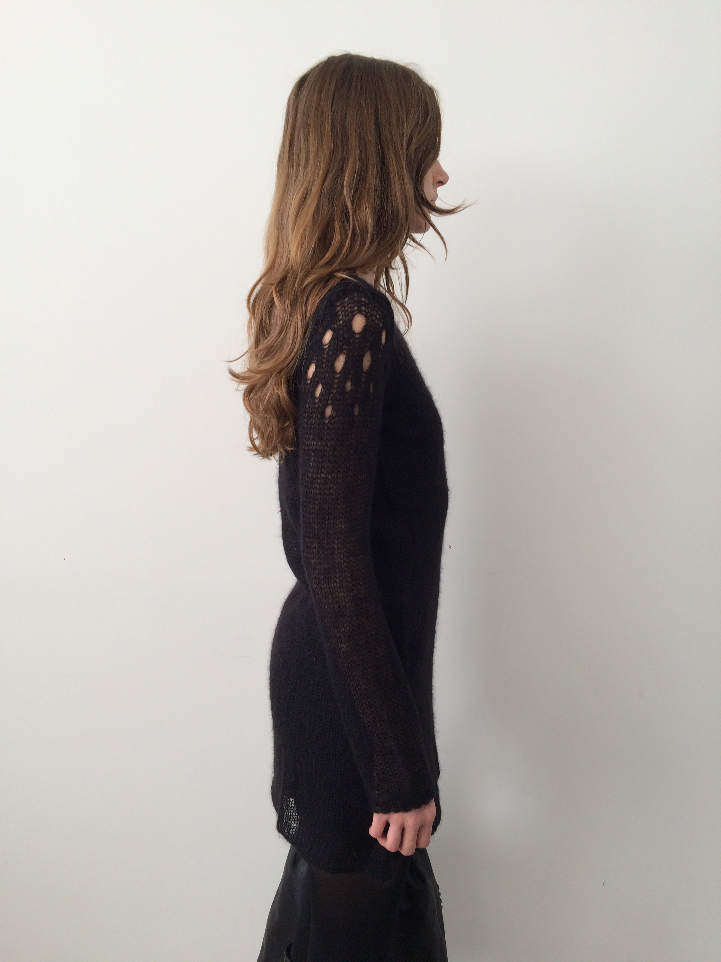nolita cut hole sweater dress