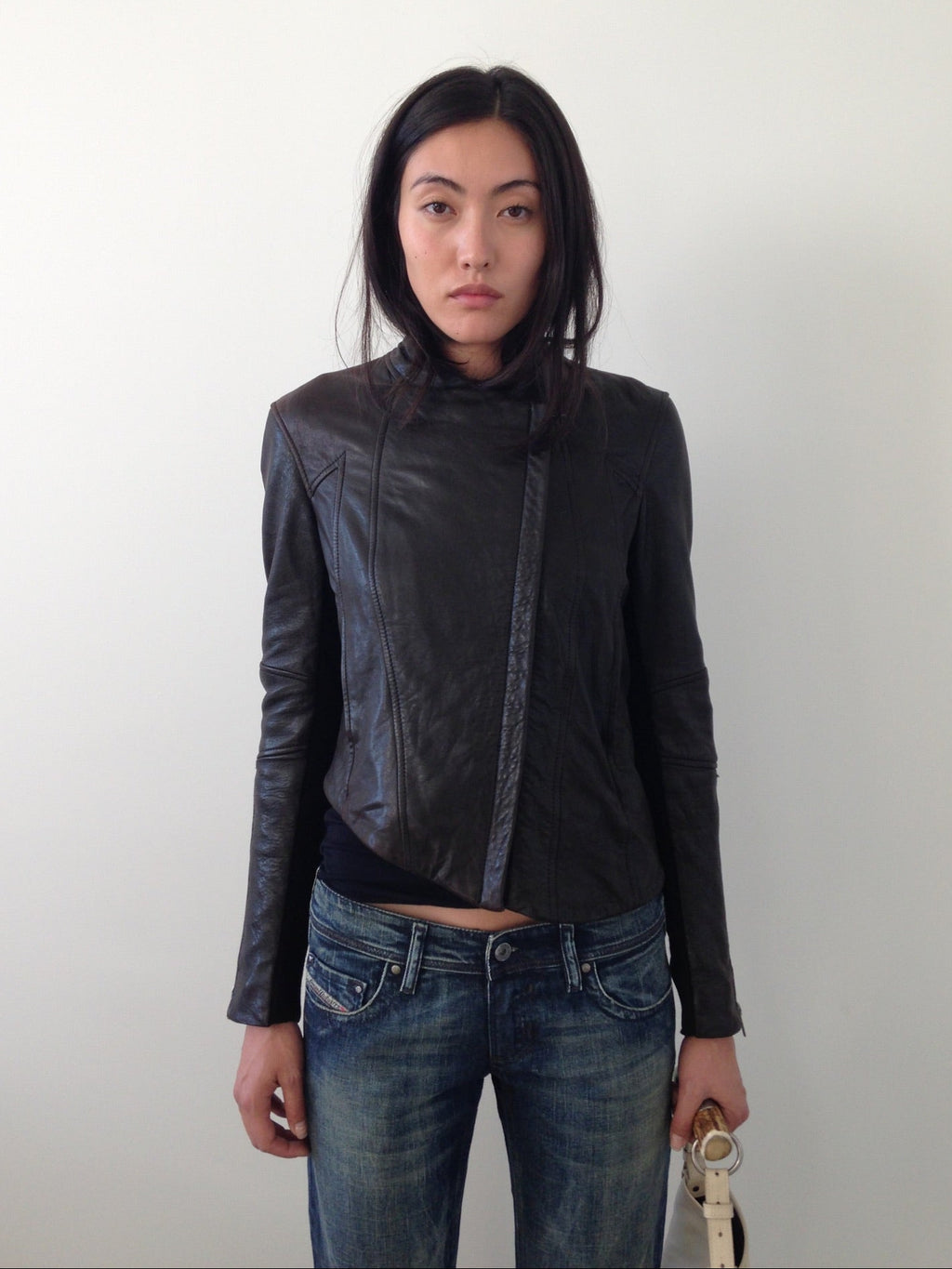 helmut lang leather jacket