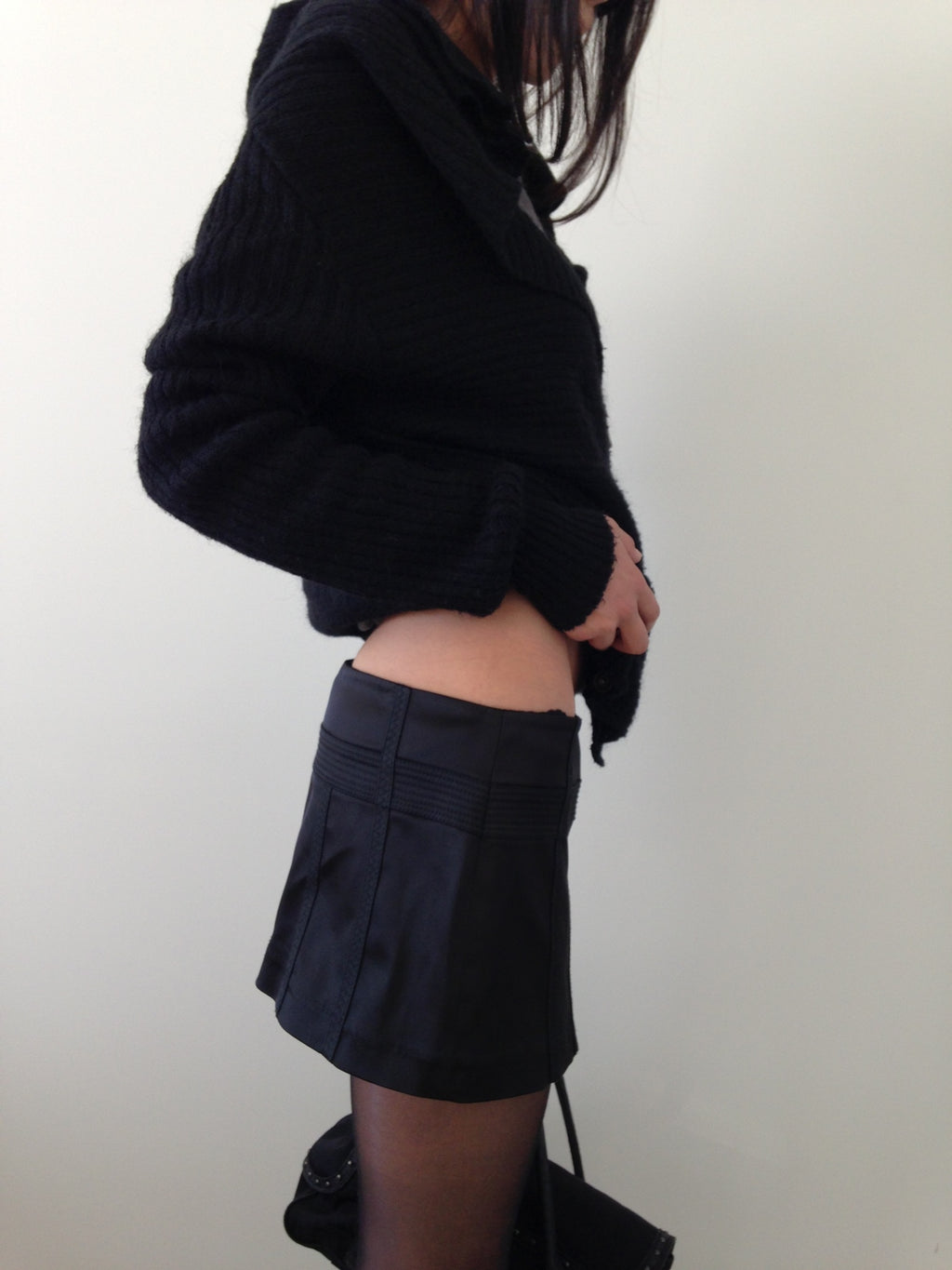 karen millen silk skirt