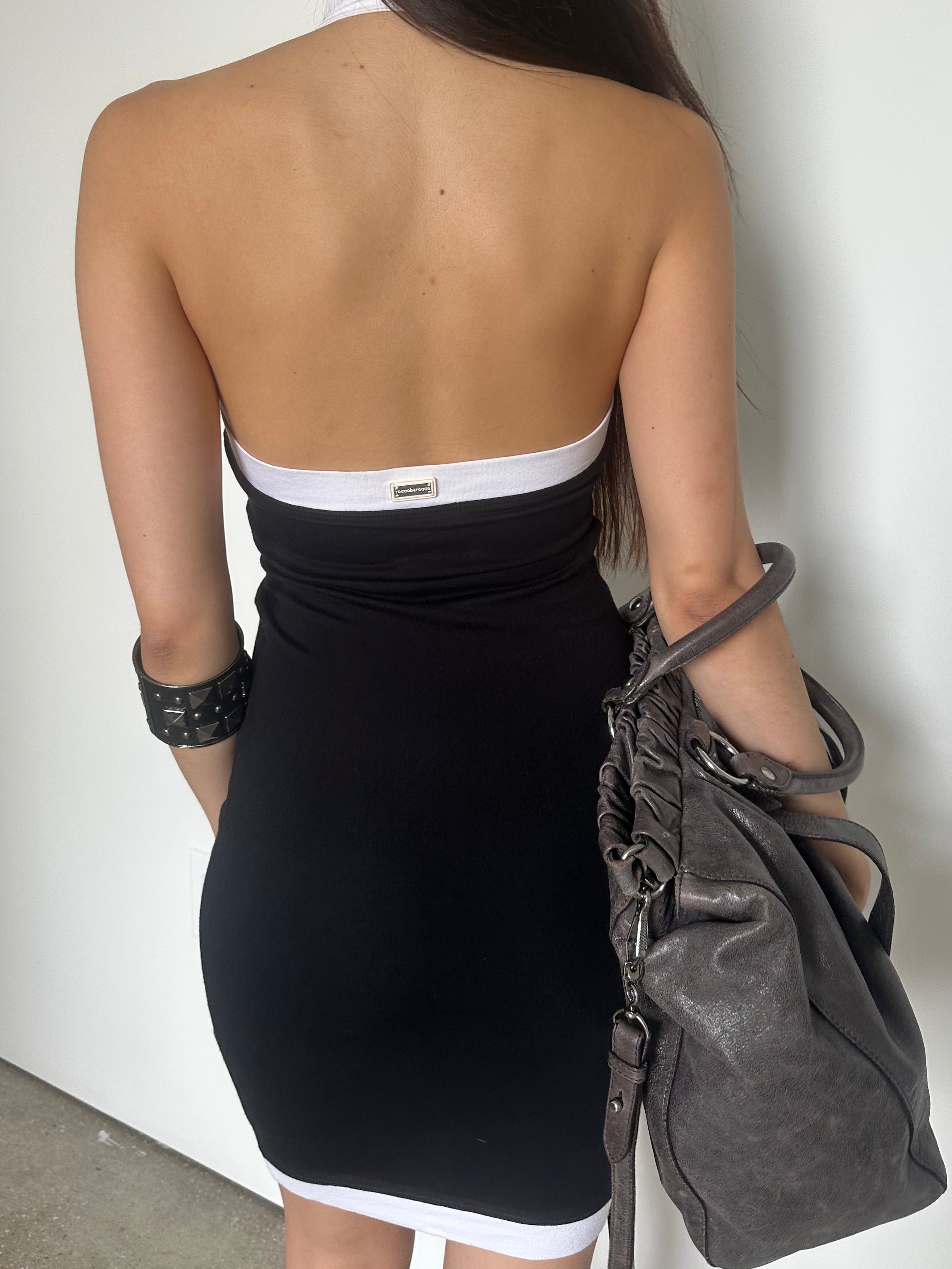 vintage italian brand halter dress