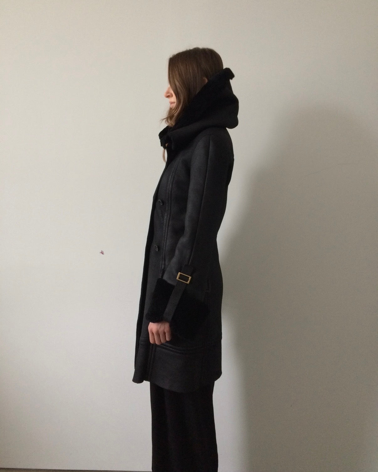 vintage gucci by tom ford era f/w 2003 shearling coat