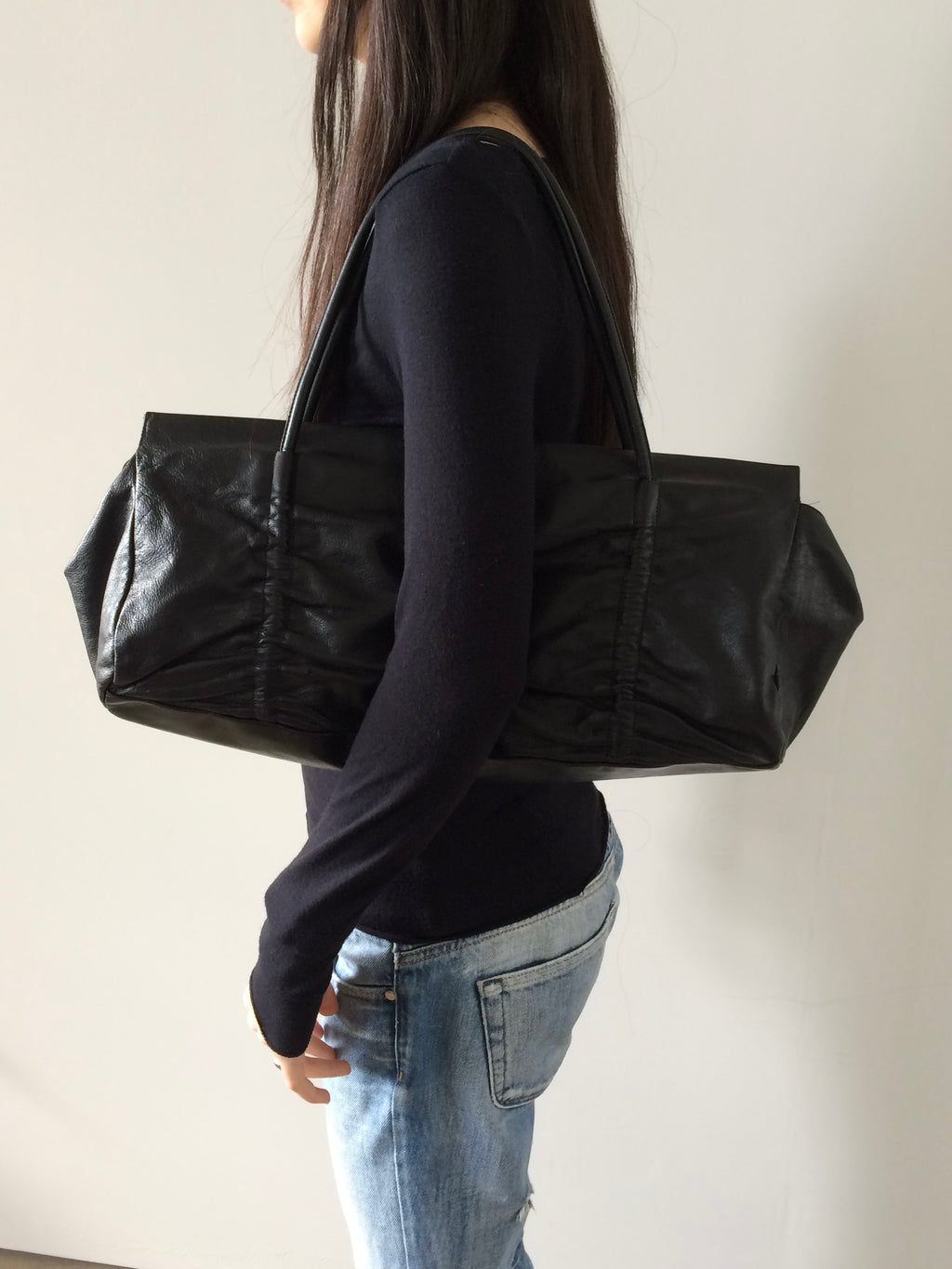 vintage miu miu ruched bag