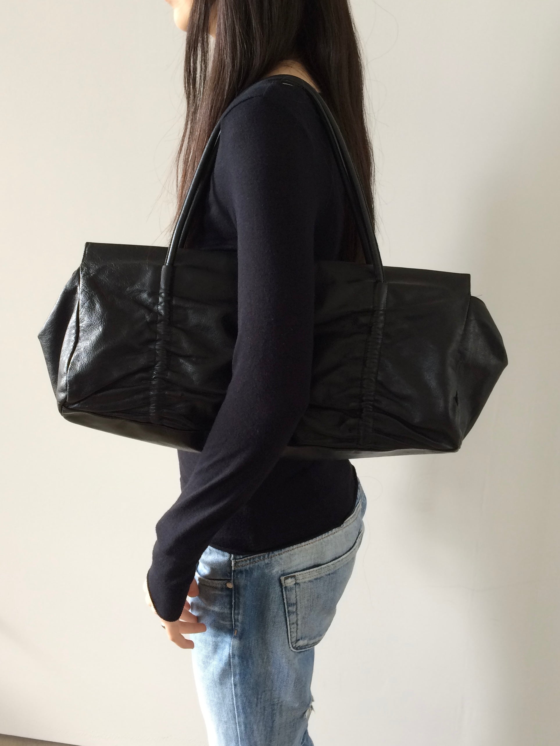 vintage miu miu ruched bag