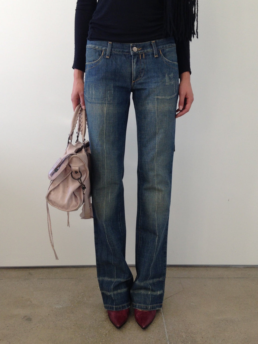 italian brand low rise jeans