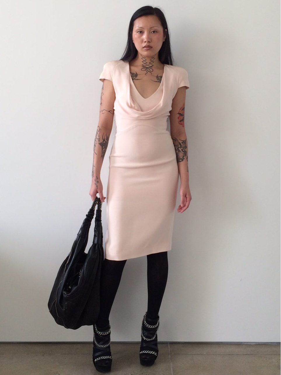 alexander mcqueen 2011 silk dress