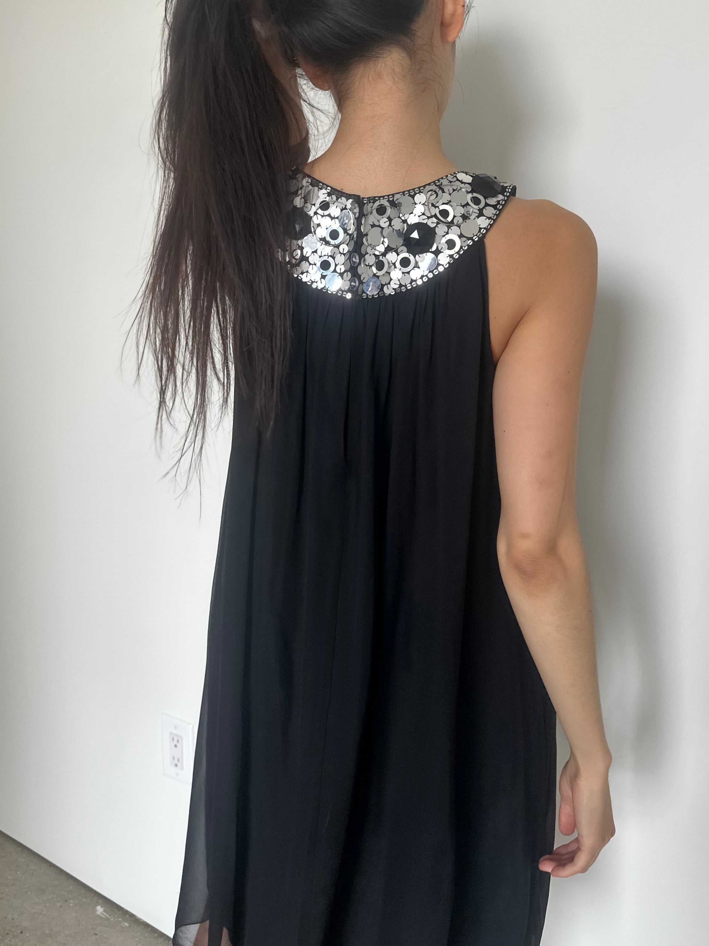 maggy london silk dress