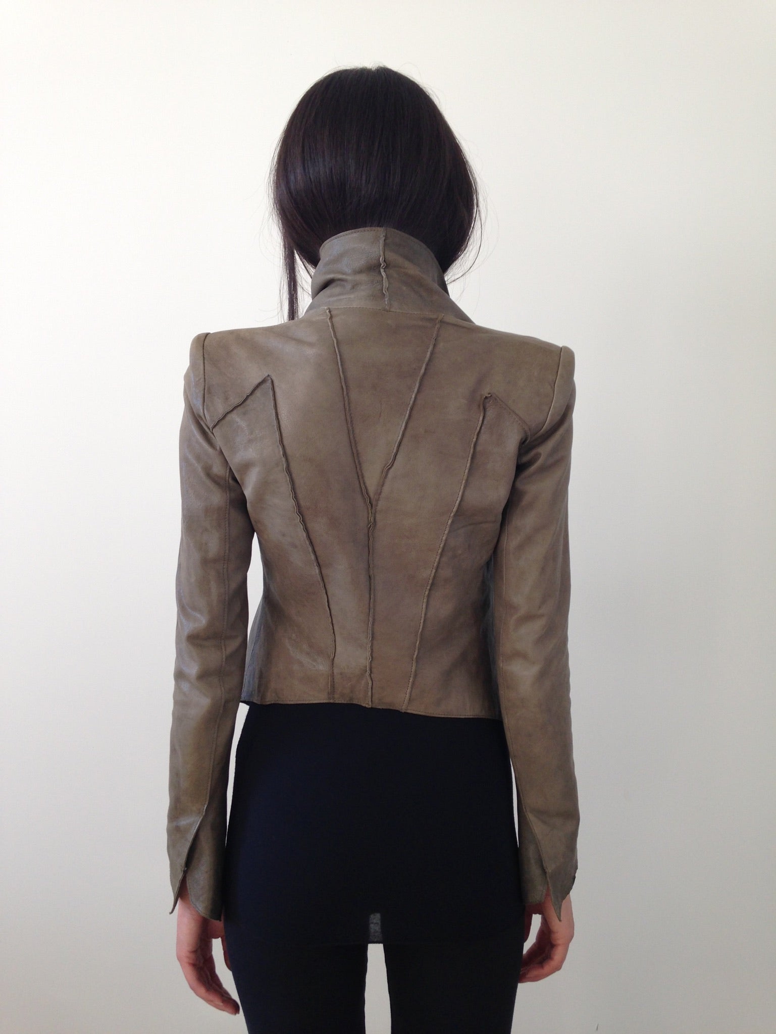 helmut lang lamb leather jacket