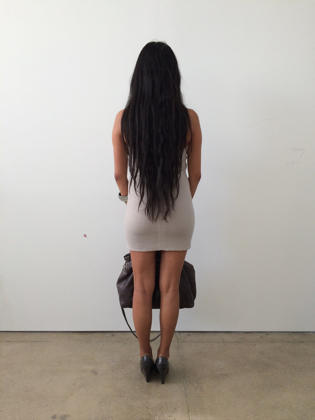 rick owens v-neck mini dress sphinx f/w ‘15