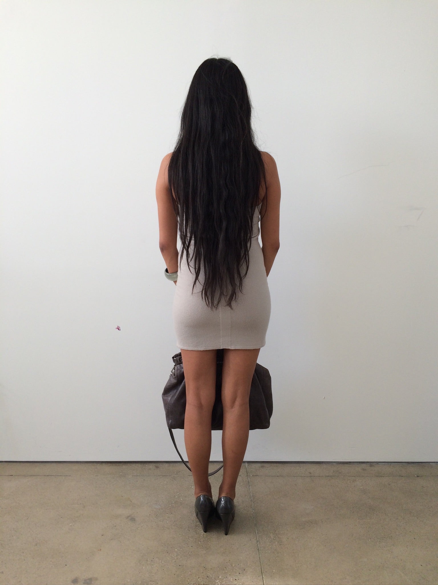 rick owens v-neck mini dress sphinx f/w ‘15
