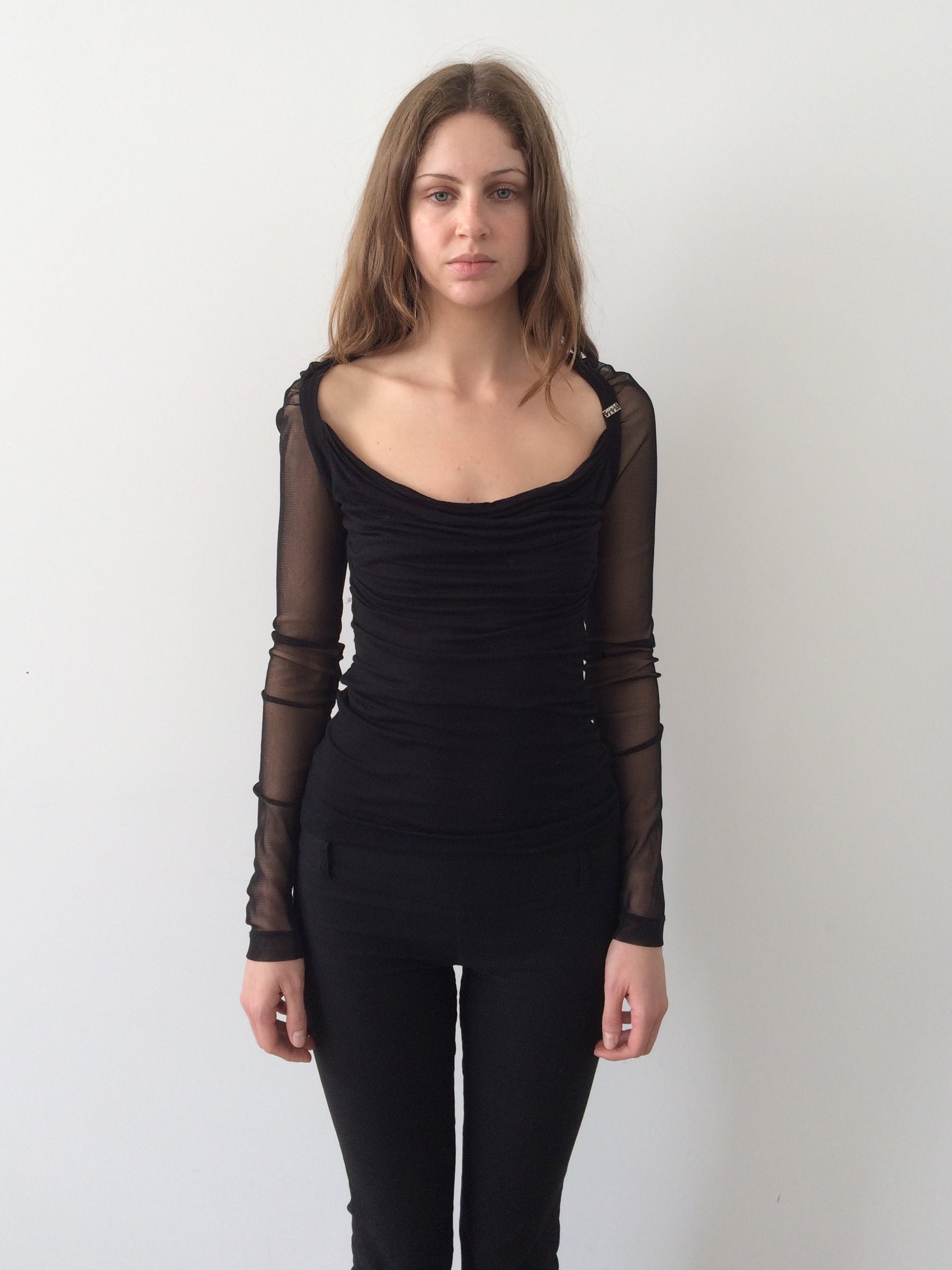 miss sixty mesh long sleeve