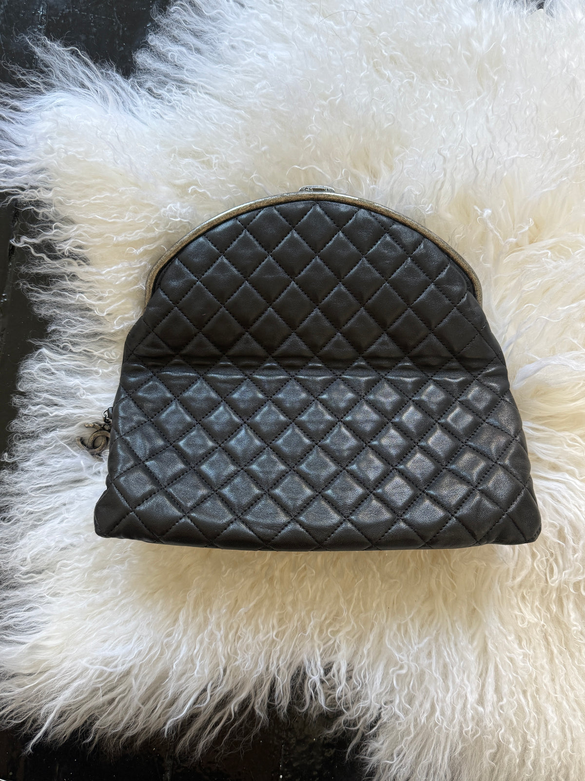 F/W 2015 Chanel Tabatiere Foldover Clutch