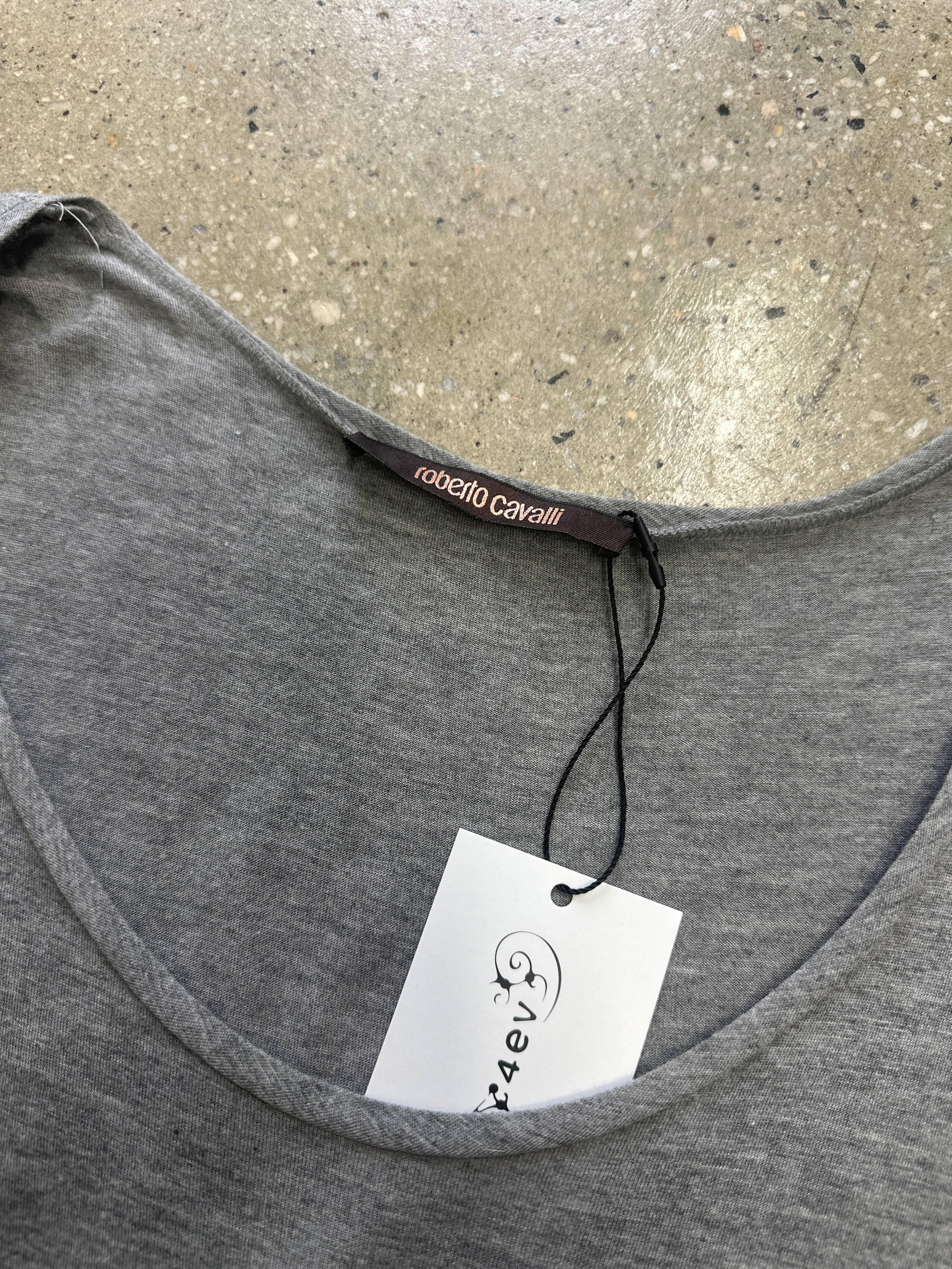 roberto cavalli asymmetrical slouchy top