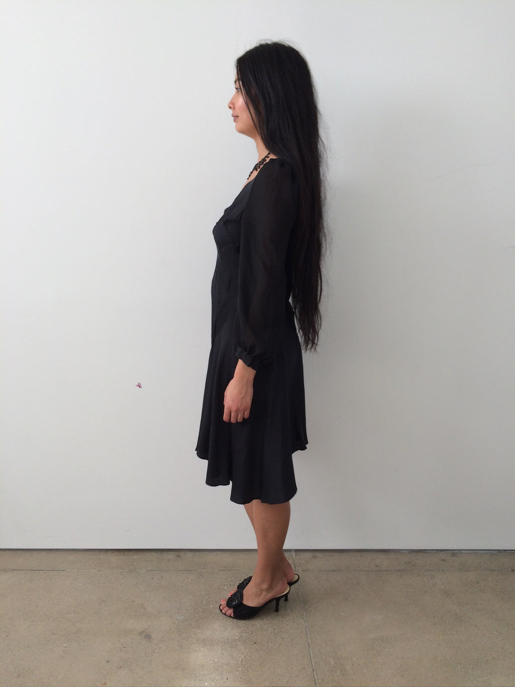 japanese brand panelled seam dress