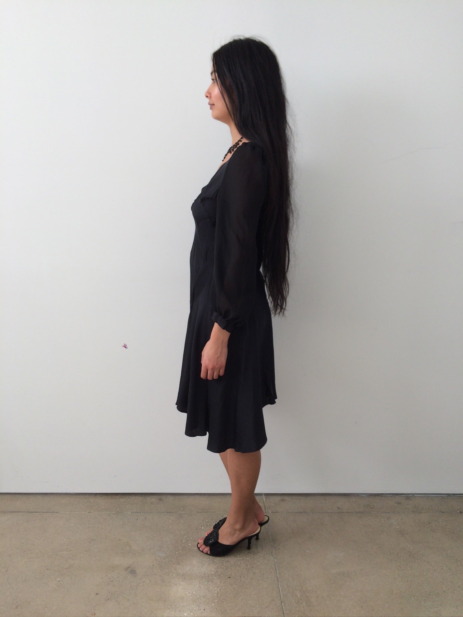 japanese brand panelled seam dress