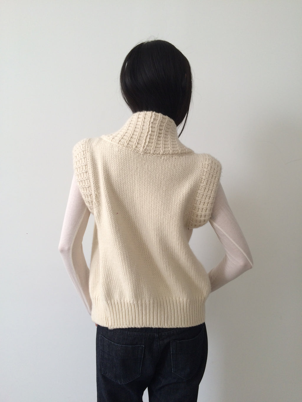 balenciaga cream knit