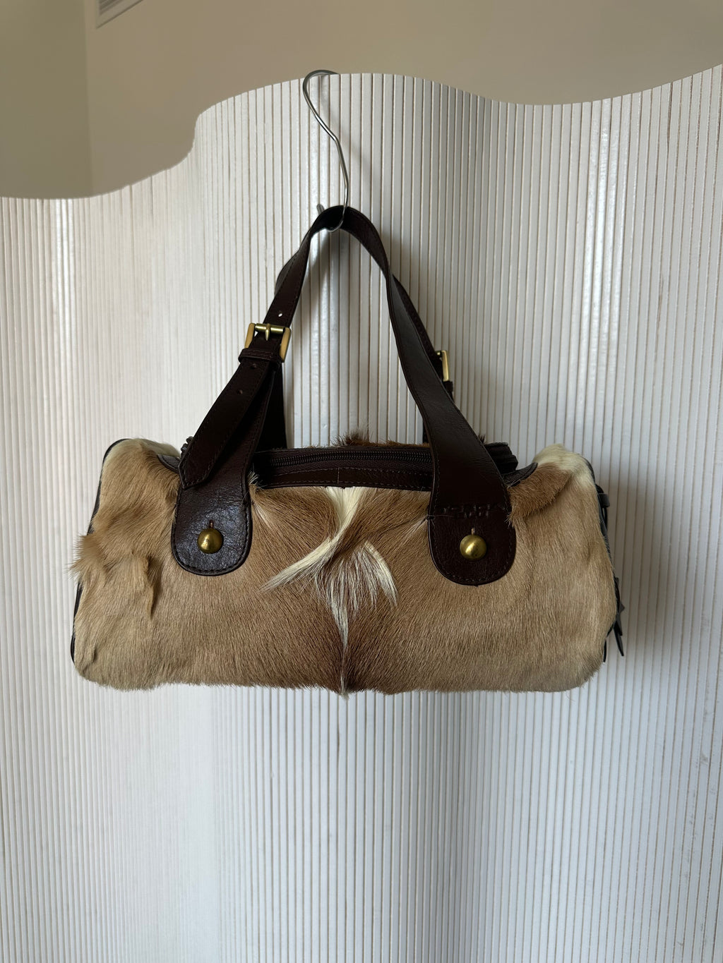 pony hair bag made in italy
