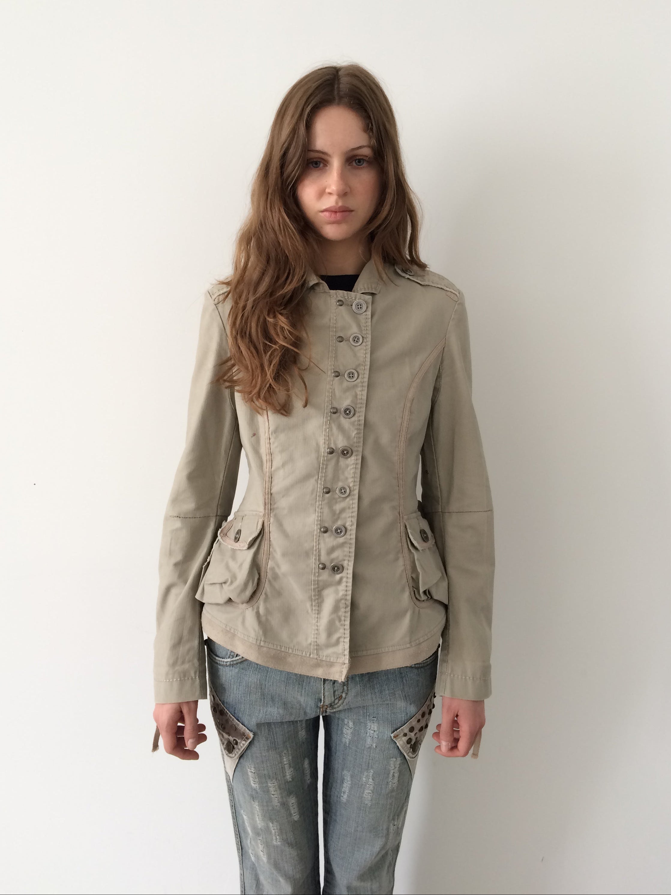 marithé + françois girbaud tan jacket