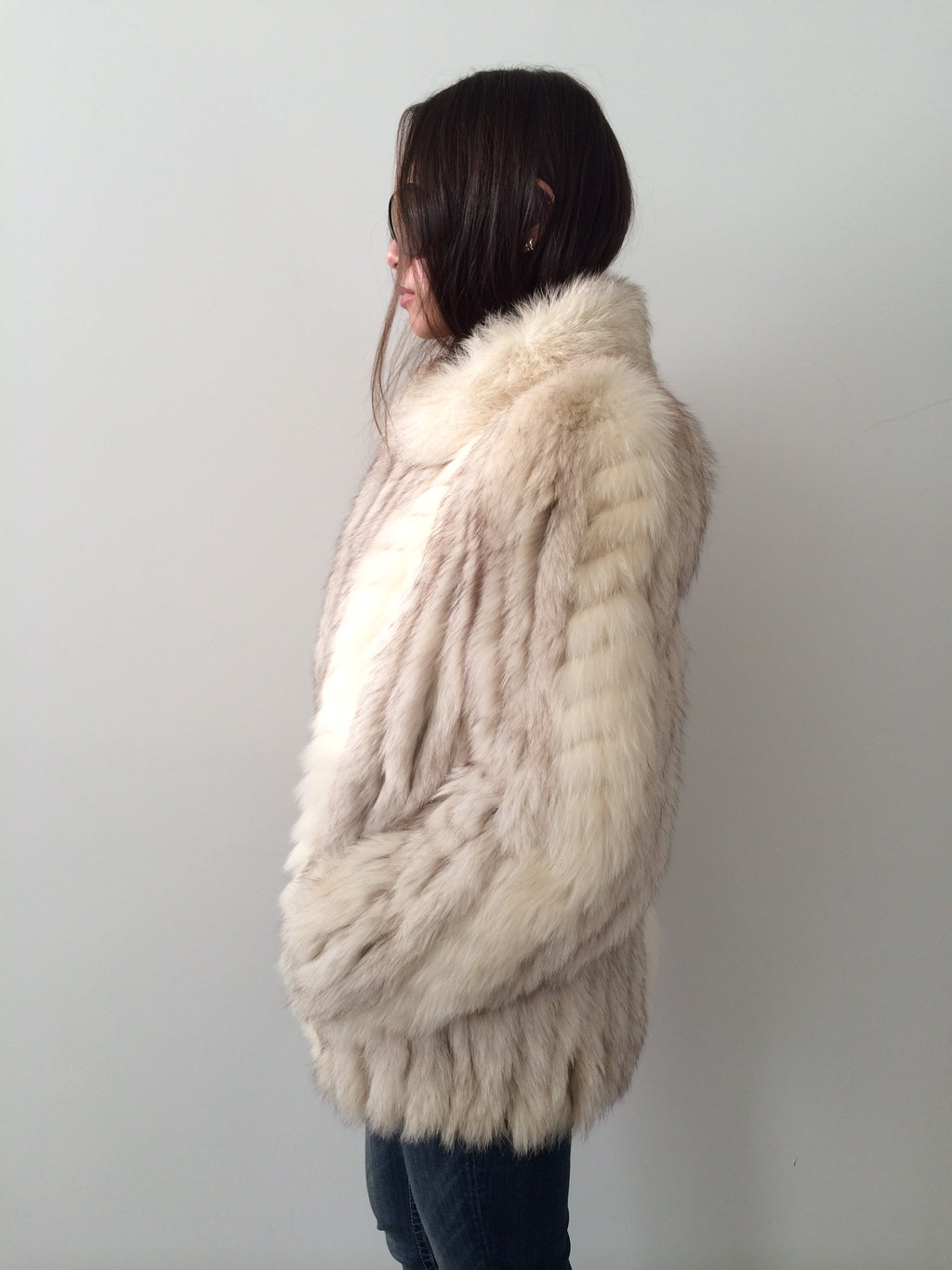 vintage fox fur coat