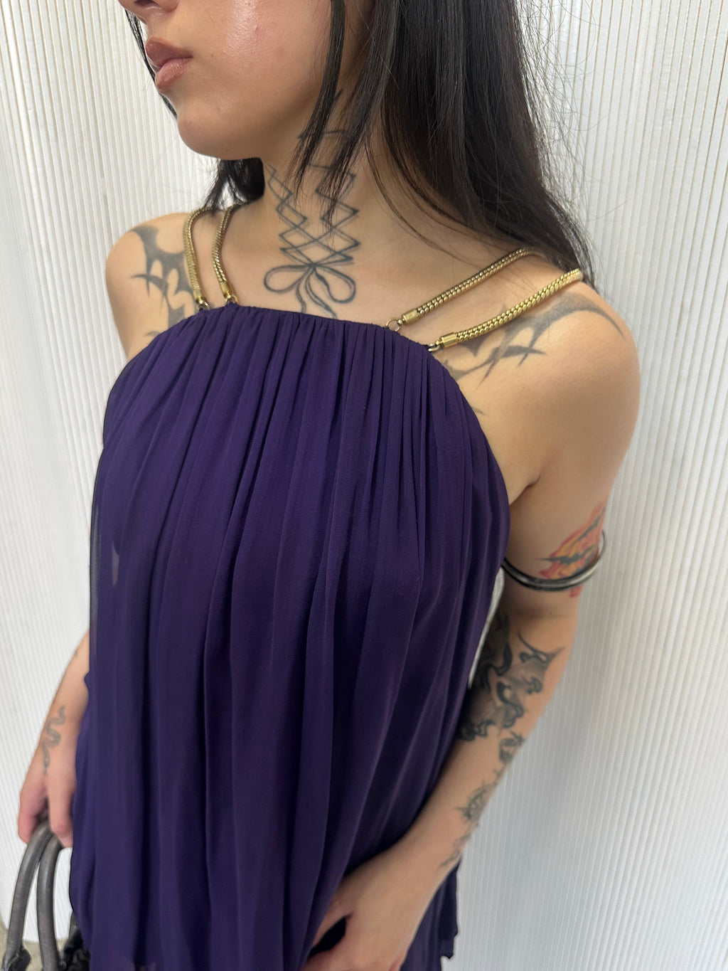 thomas wylde silk mini dress